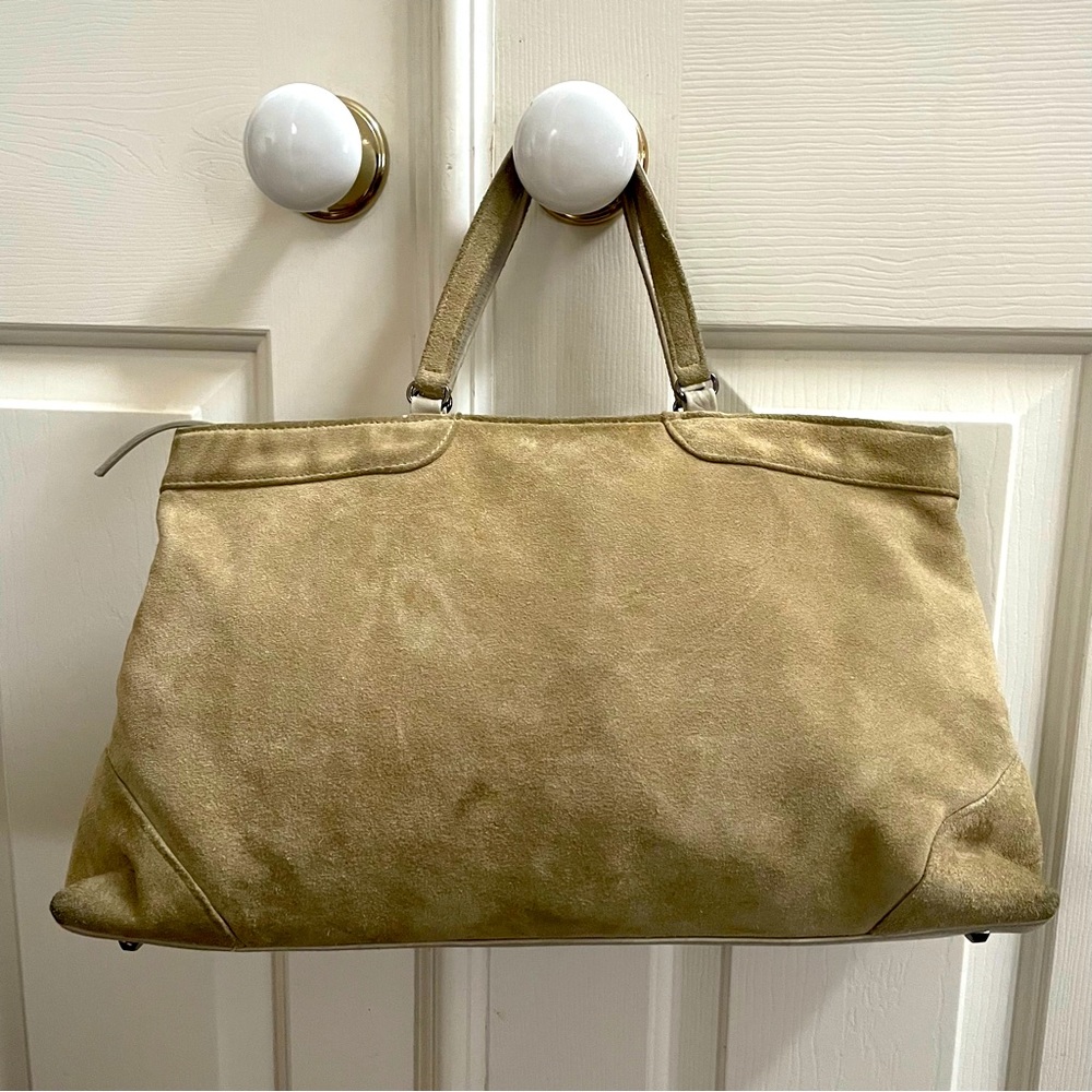 Suede Shoulder Purse